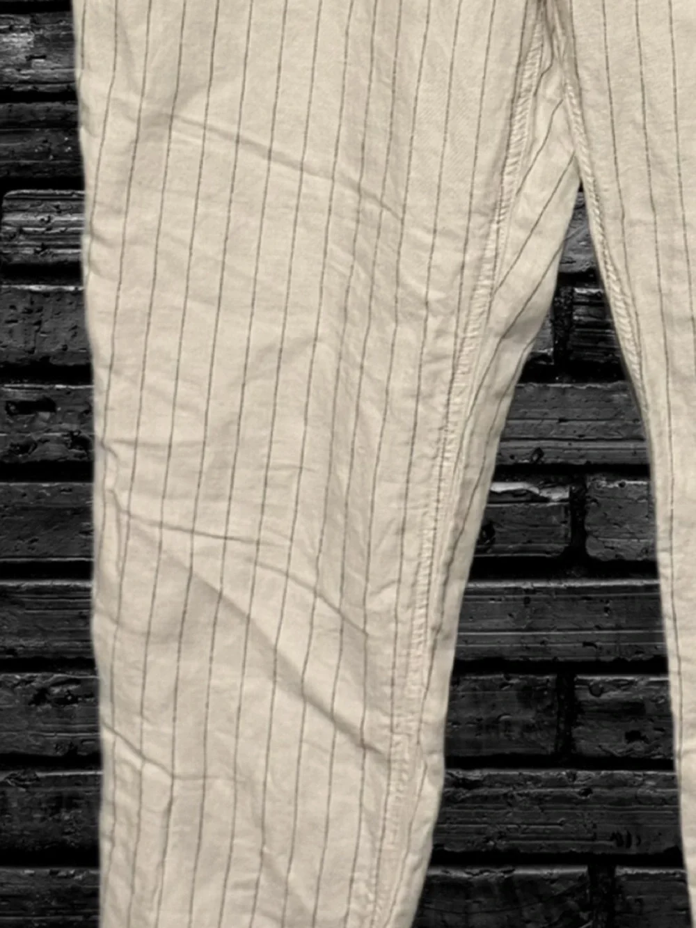 Polo by Ralph Lauren Cream Pinstripe Chinos